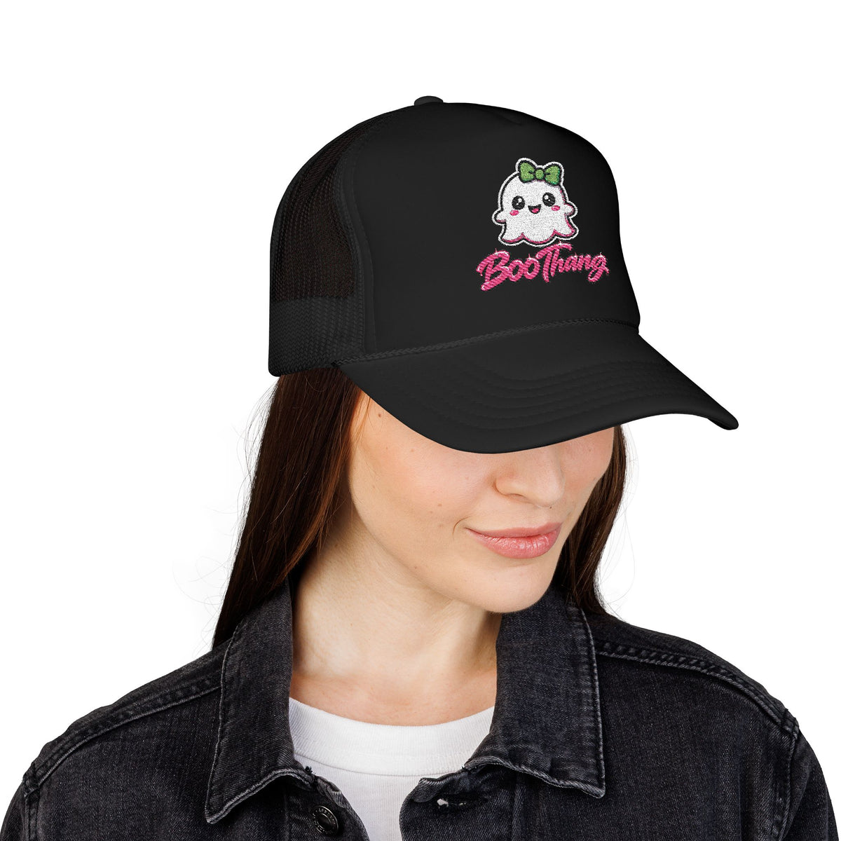 Women's 'Spookie Boo Thang'  Trucker Hat