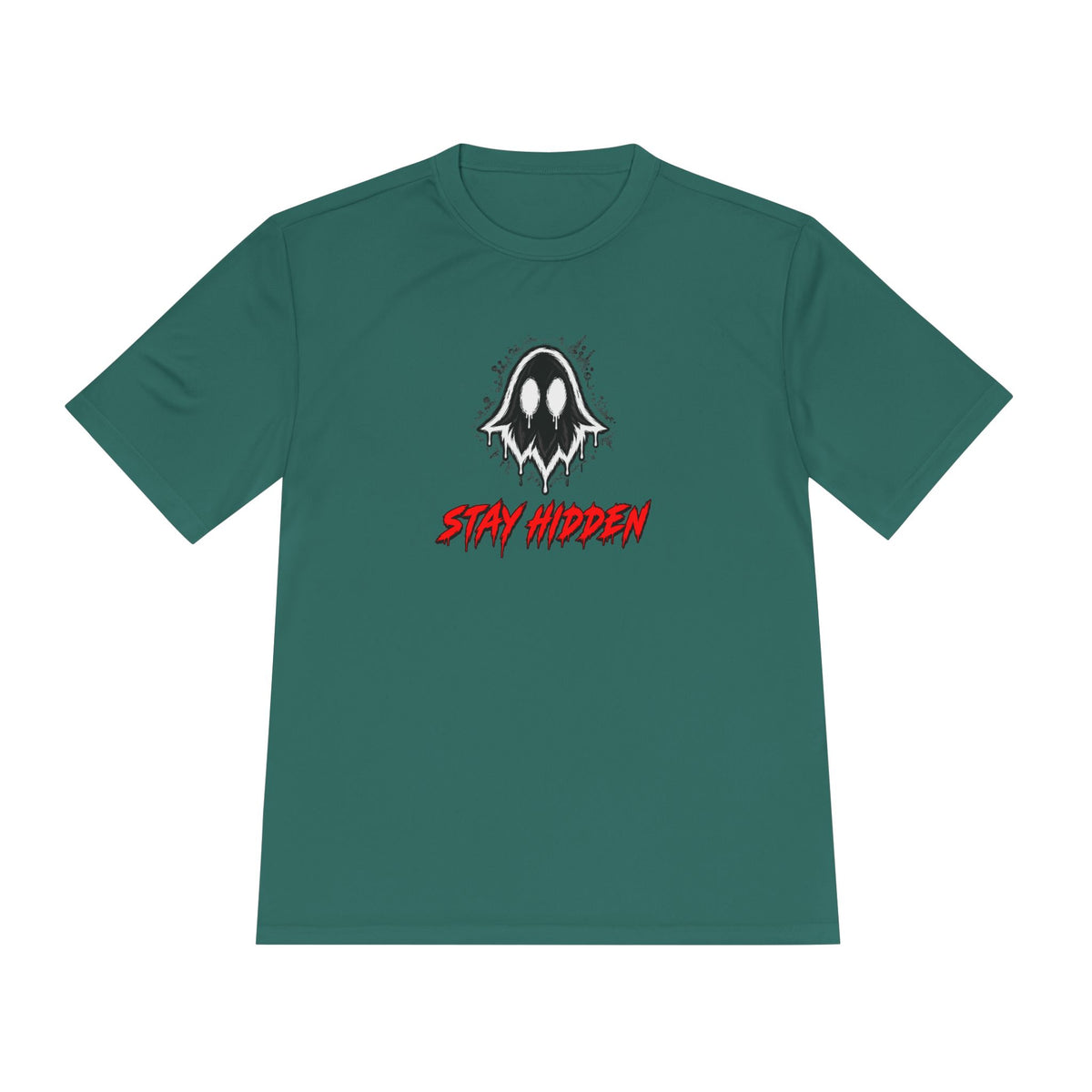 Men's "Stay Hidden" Ghostlink Tee — Moisture-Wicking Graphic Shirt