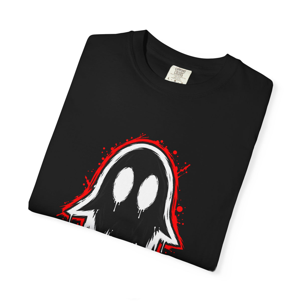 Ghostlink "Ghosty" Logo Garment-Dyed Tee — Heavyweight Streetwear T-Shirt