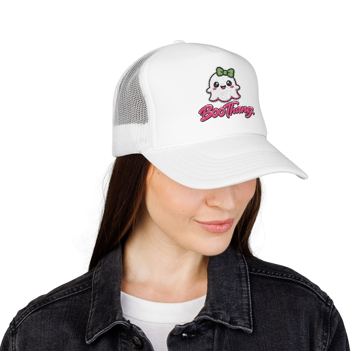 Women's 'Spookie Boo Thang'  Trucker Hat