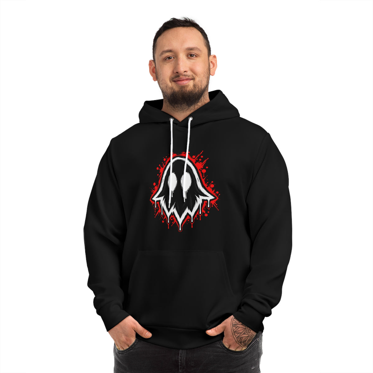 Stay Hidden Ghostie Hoodie — "Stay Hidden" Streetwear Graphic Hoodie