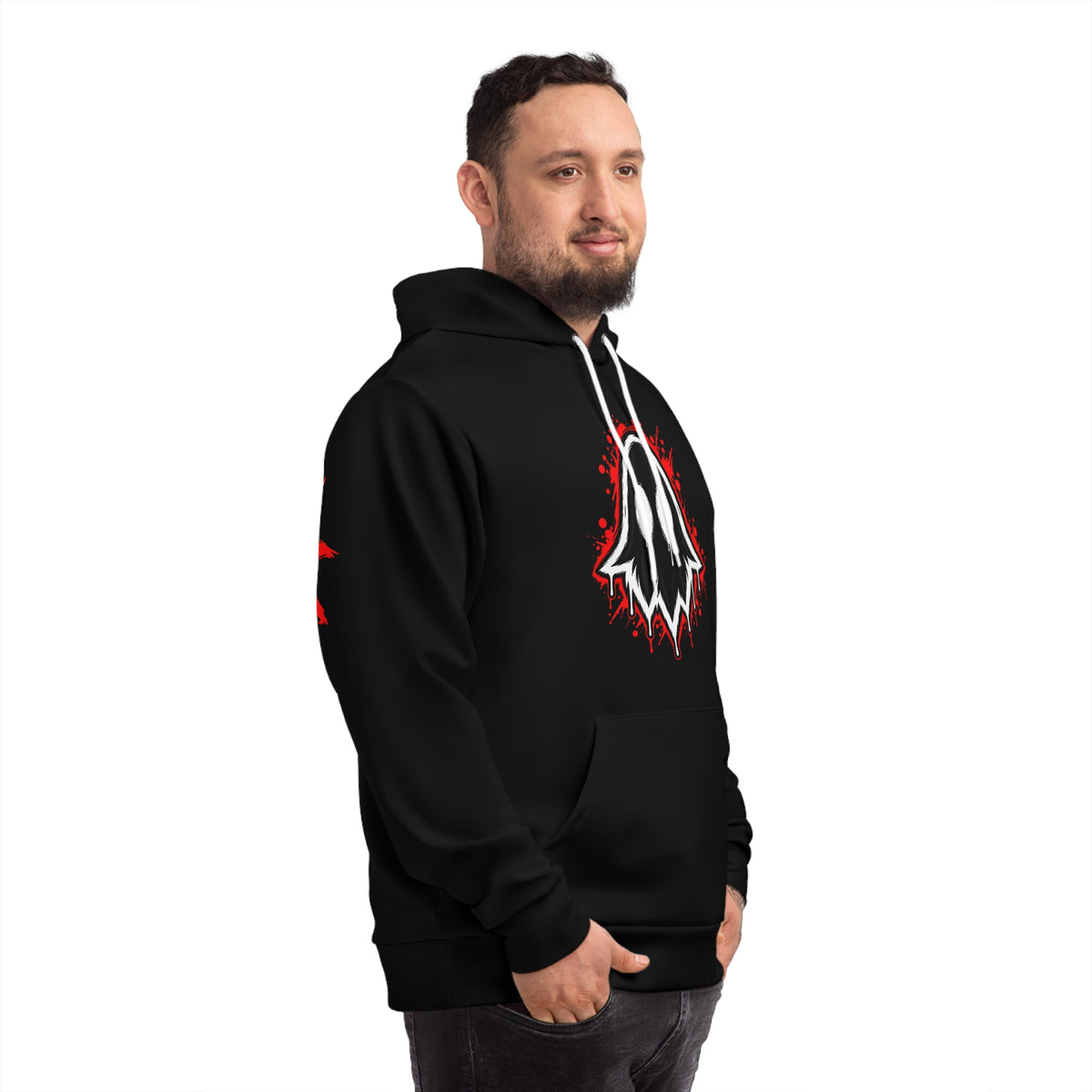 Stay Hidden Ghostie Hoodie — "Stay Hidden" Streetwear Graphic Hoodie