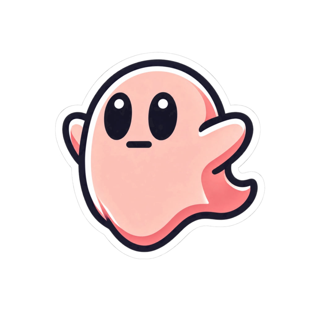 "Susy blank stare" Spookie Sticker — Kawaii Ghost Kiss-Cut Decal