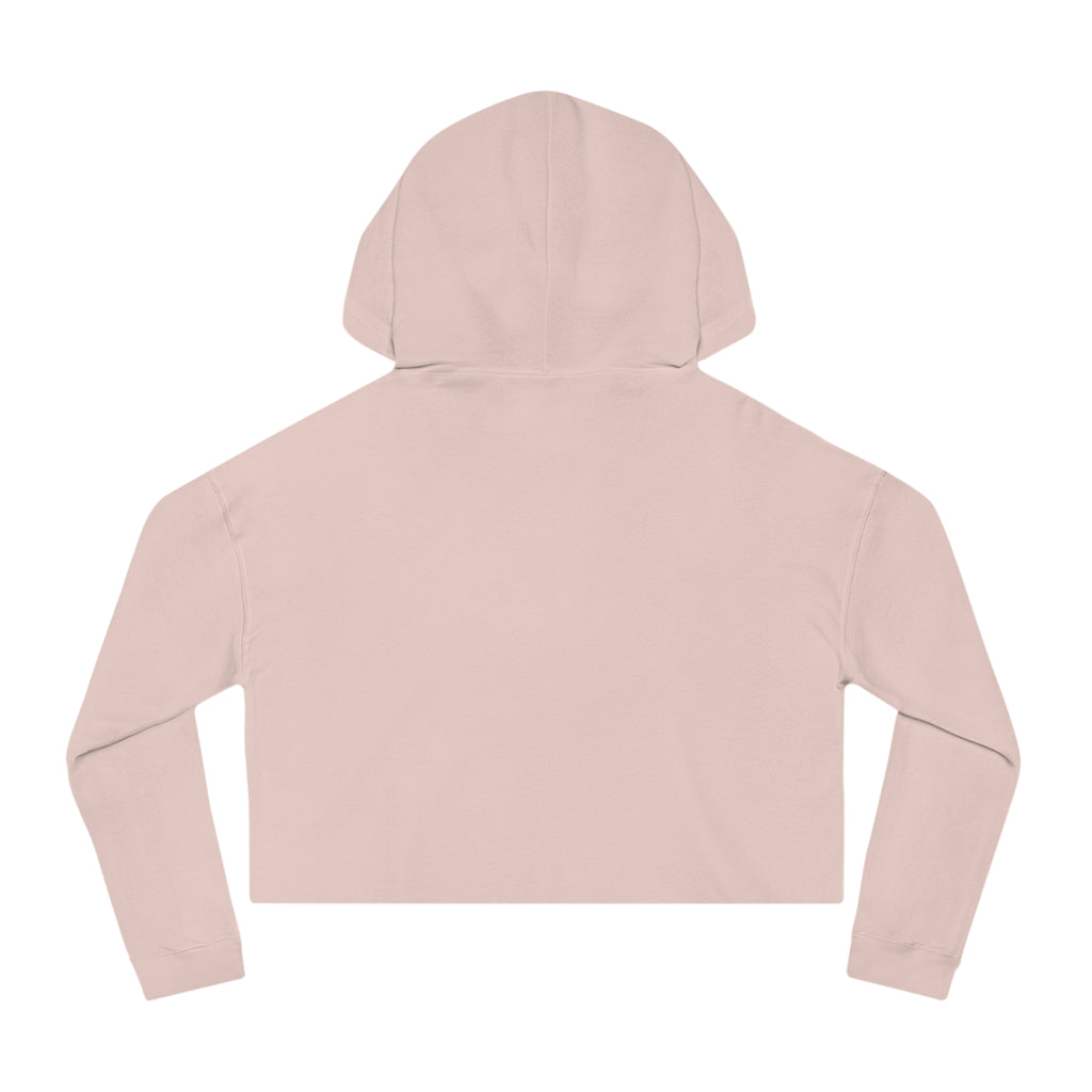 Cute Determined "Sabrina" Spookie Cropped Hoodie – Kawaii Bow Graphic Women’s Sweatshirt