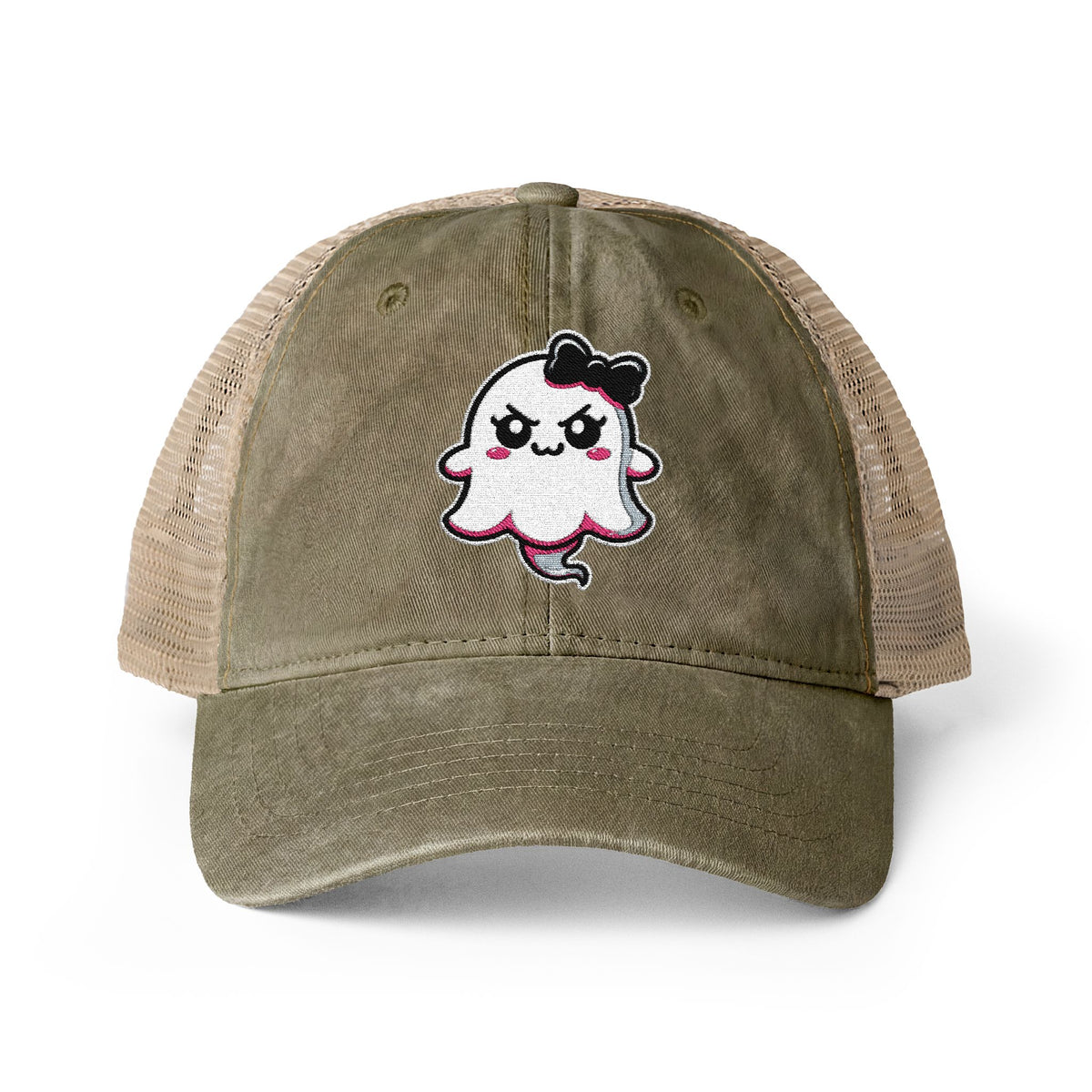 Women's "Sabrina" Spookie Washed Mesh-Back Cap