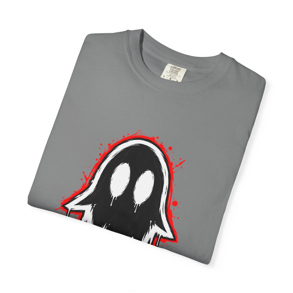 Ghostlink "Ghosty" Logo Garment-Dyed Tee — Heavyweight Streetwear T-Shirt