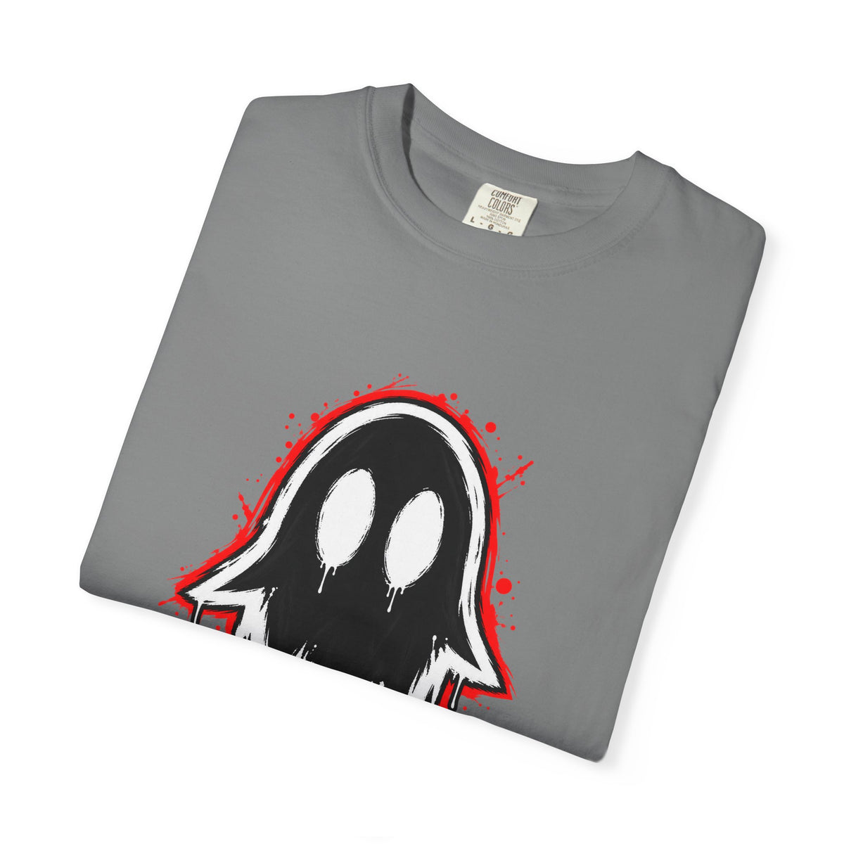 Ghostlink "Ghosty" Logo Garment-Dyed Tee — Heavyweight Streetwear T-Shirt