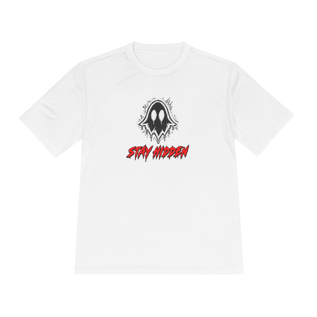 Men's "Stay Hidden" Ghostlink Tee — Moisture-Wicking Graphic Shirt