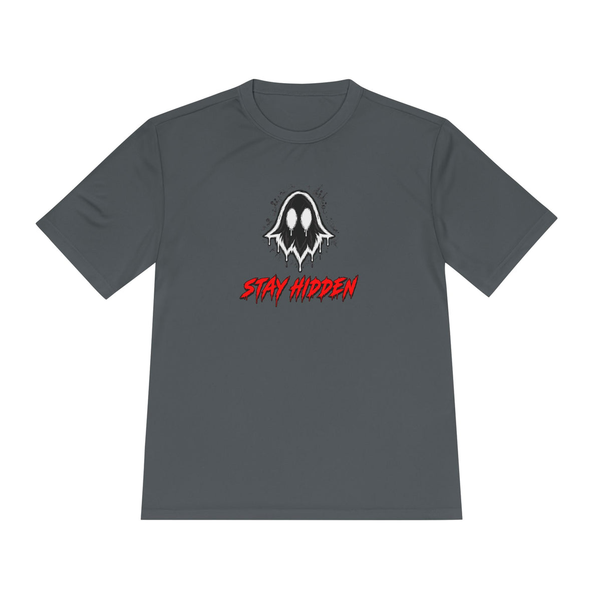 Men's "Stay Hidden" Ghostlink Tee — Moisture-Wicking Graphic Shirt