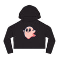 Susy "Midly Confused" Spookie Cropped Hoodie — Women’s Kawaii Ghost Hooded Sweatshirt