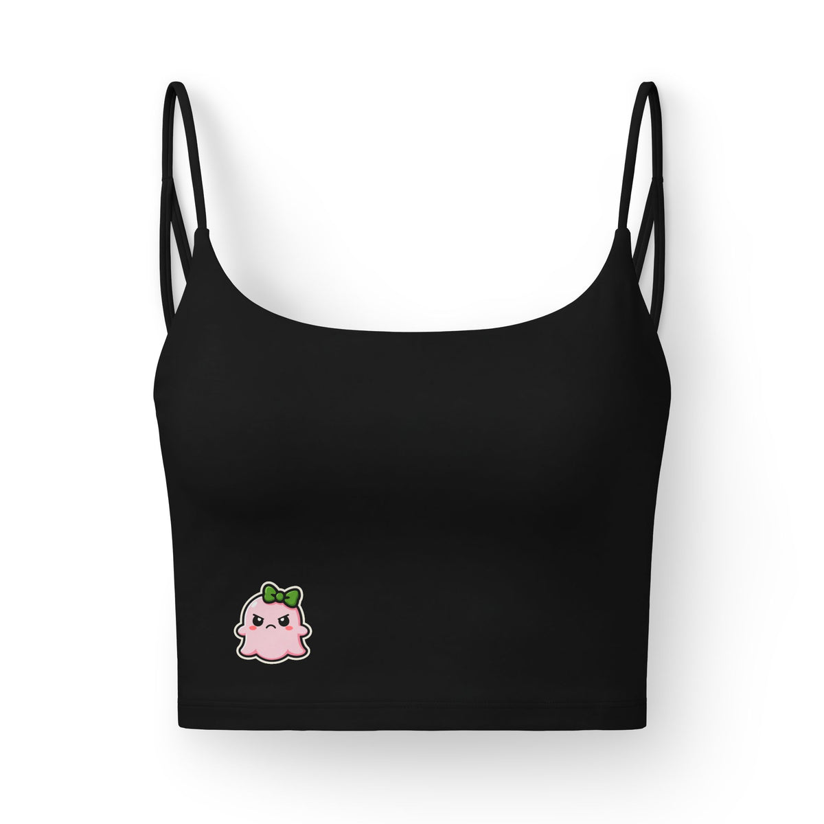 Angry Penelope "Spookie" — Luxe Crop Sports Bra