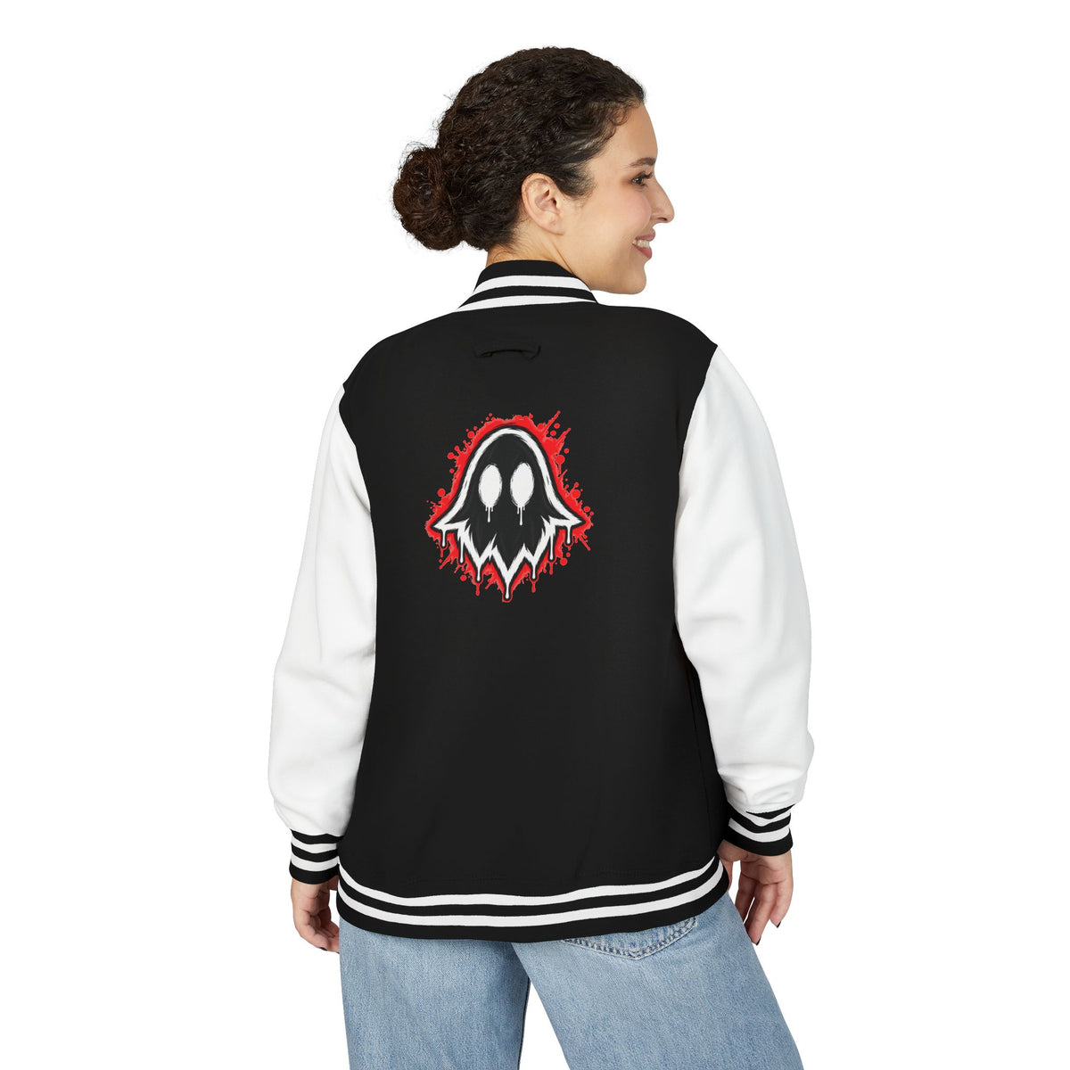 Womens "Ghostlink" Heavyweight Letterman Jacket