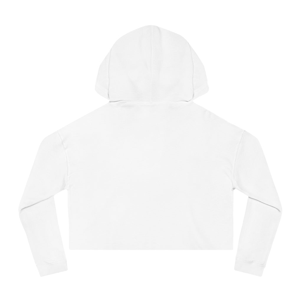Cute Determined "Sabrina" Spookie Cropped Hoodie – Kawaii Bow Graphic Women’s Sweatshirt
